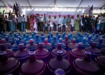 La gente que tiene sed te lo agradece y nosotros también: Rocha Moya