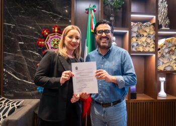 Juan de Dios Gámez nombra a María del Carmen Morales como secretaria de Obras y Servicios Públicos