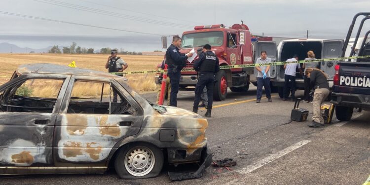 Encontronazo en la México 15 deja un muerto y tres lesionados en Mocorito