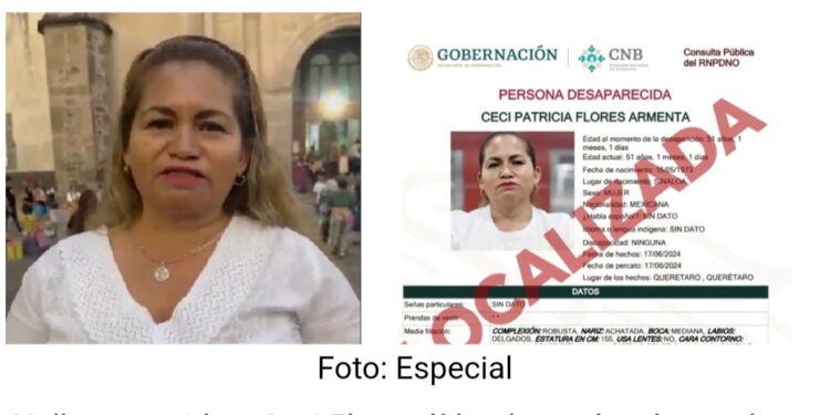 Hallan con vida a Ceci Flores, madre buscadora de desparecidos