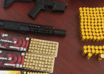 Guardia Nacional detecta envío con piezas para arma larga y cartuchos útiles