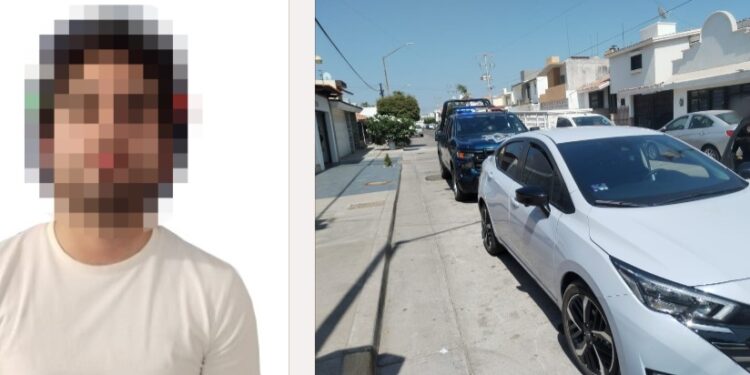 PEP asegura a un civil que circulaba en un vehículo con reporte de robo