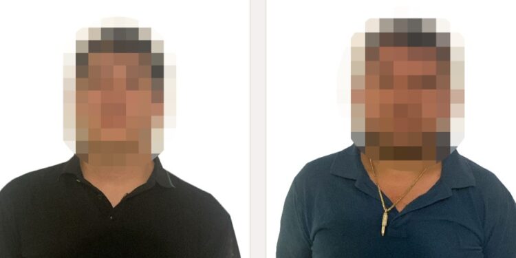 Grupo Élite asegura a dos civiles en poder de armas de fuego