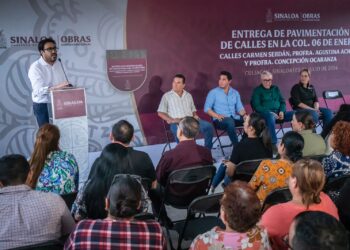 ¡Un compromiso más cumplido! Rubén Rocha y Juan de Dios Gámez entregan pavimentación de calles en Ignacio Allende, 6 de Enero y El Mirador