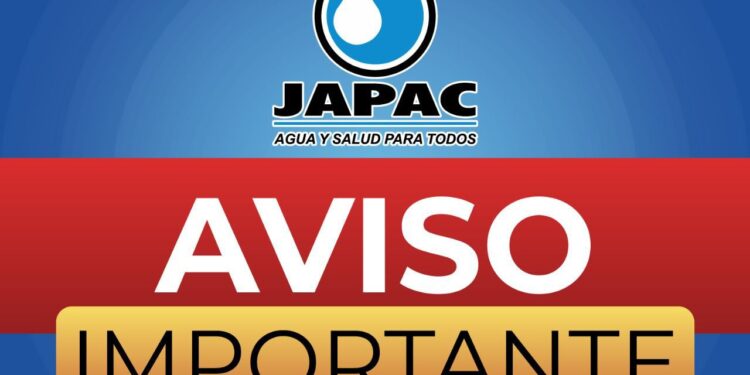 JAPAC anuncia cierre de Avenida Federalismo