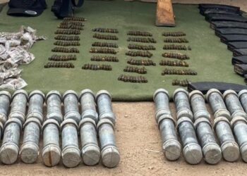 GN y Ejército aseguran artefactos explosivos artesanales, armamento y marihuana en Sonora