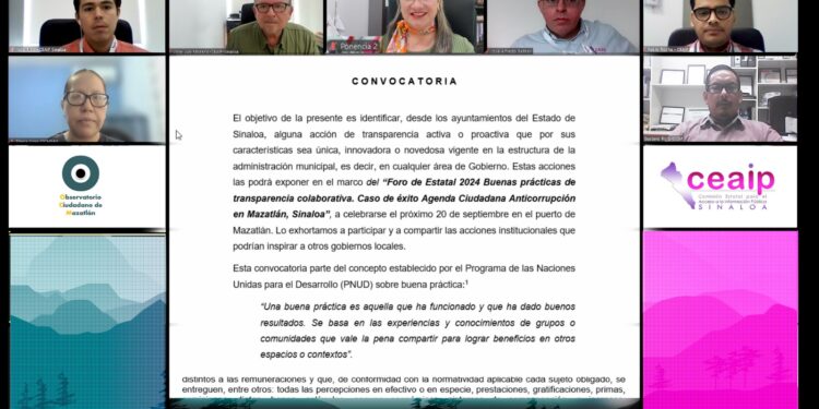 CEAIP y Observatorio Ciudadano de Mazatlán realizarán foro de transparencia