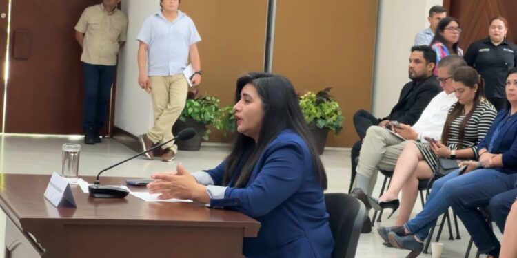 Se necesita recuperar la confianza de la población en la Fiscalía: Mónica Cecilia Luna durante comparecencia