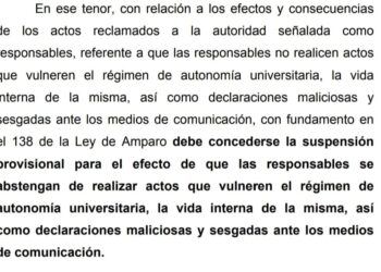 Justicia federal le dio una lección a la ASE para que respete la autonomía de la UAS y no pretenda fiscalizarla de manera ilegal, señala abogado