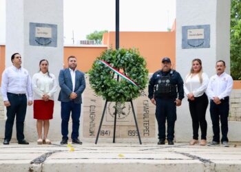 Alcalde de Badiraguato encabeza la conmemoración del 177 Aniversario del Sacrificio de los Niños Héroes de Chapultepec