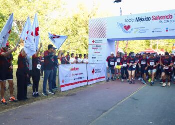 Participa secretario de Salud en carrera nacional “Todo México Salvando Vidas” de la Cruz Roja Mexicana
