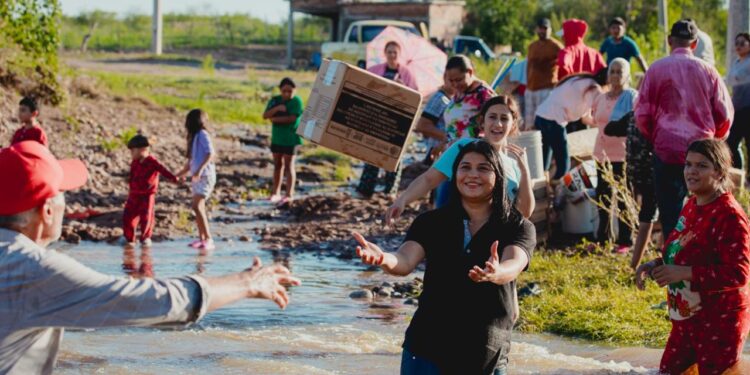 Lleva Gobierno del Estado de Sinaloa ayuda oportuna a familias afectadas por la tormenta “Ileana”