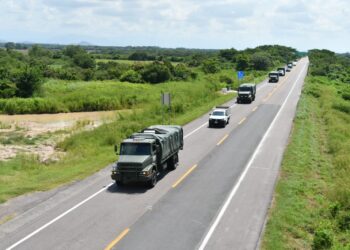 Arriban 600 elementos del Ejército Mexicano para reforzar la Seguridad en Sinaloa