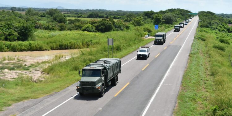 Arriban 600 elementos del Ejército Mexicano para reforzar la Seguridad en Sinaloa