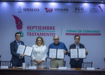 Celebran convenio para la campaña “Septiembre, Mes del Testamento”