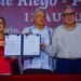 AMLO, Claudia Sheinbaum y Rocha inauguran el Distrito de Riego de la presa Santa María