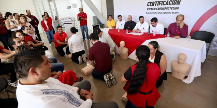 Secretaría de Salud certifica la Unidad de Gobierno como Espacio Cardioprotegido