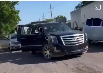 Aseguran por lo menos 10 camionetas de lujo, la mayoría blindadas tras balaceras