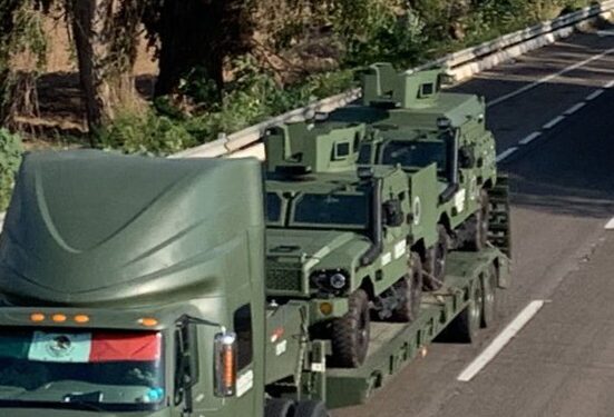 Arriban a Culiacán camionetas blindadas “Ocelotl” de la SEDENA