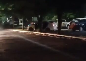 Persecución termina en choque entre las colonias Miguel Hidalgo y Aurora