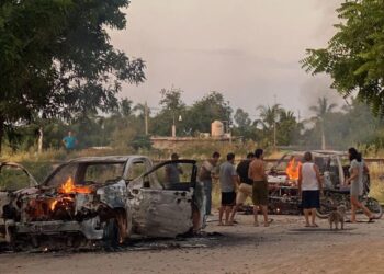 Enfrentamientos en Tanques y Alta Rosa, municipio de Elota, dejan unidades quemadas