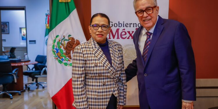 Se reúne Rocha Moya con titular de SEGOB