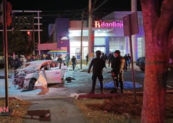 Persecución y balacera deja dos muertos y dos herido en la calzada Heroico Colegio Militar