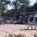 Con dos helicópteros, inicia instalación de exposición militar en Palacio de Gobierno