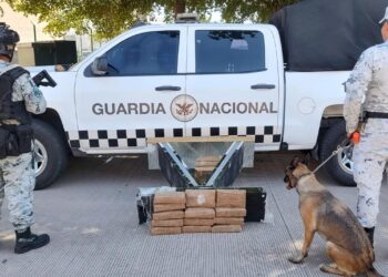 Guardia Nacional asegura 13 kilos de metanfetamina y un inmueble