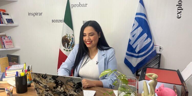 Vanessa Sánchez Vizcarra arranca campaña por la dirigencia del PAN en Sinaloa