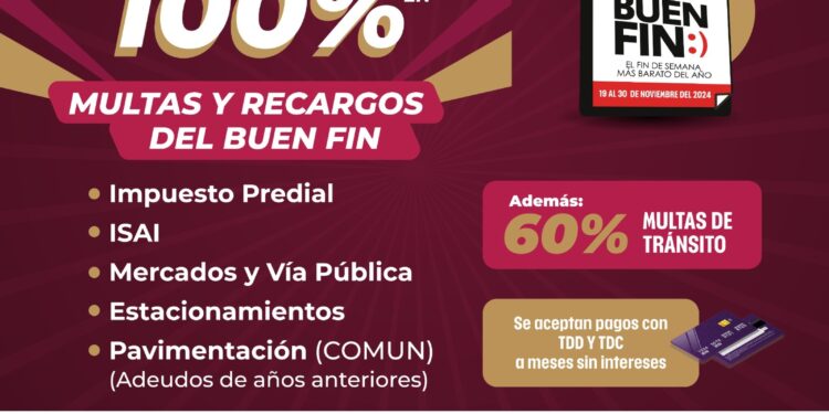 El Ayuntamiento de Culiacán extiende descuentos del Buen Fin hasta el 30 de noviembre