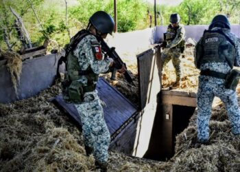Localizan Laboratorio Clandestino de droga Subterráneo en Navolato