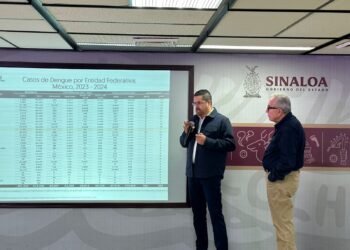 Sigue Sinaloa en el lugar 11 a nivel nacional en casos de dengue: SS