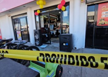 Asaltantes intenta robar una tienda de empeños