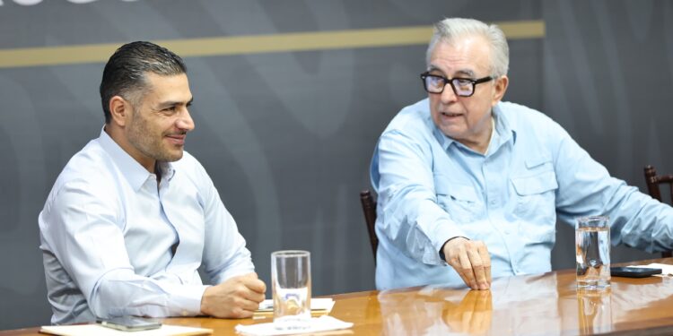 Se reúnen el Gabinete de Seguridad, con el Gobernador Rocha Moya y el Secretario Omar García Harfuch