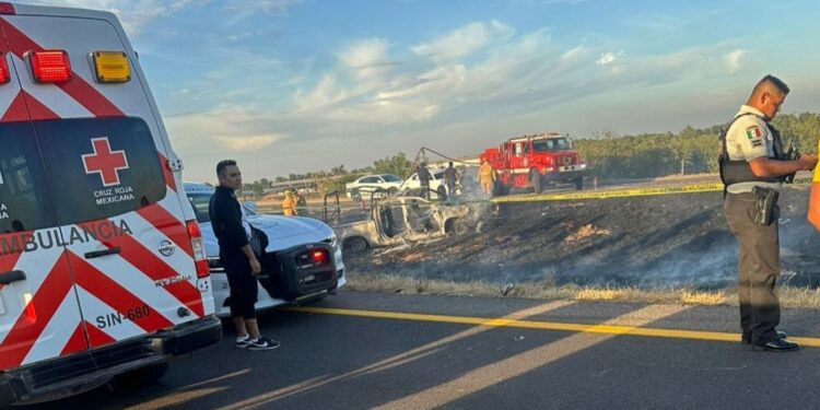Trasladaban a un peligroso reo de Michoacán a Sonora, guardias nacionales accidentados en “La Costera”