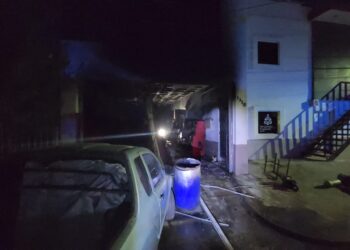 Incendian inmueble llenó de maquinitas tragamonedas en Emiliano Zapata