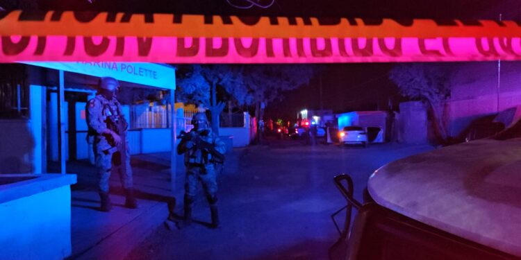 Se registra persecución y balacera entre fuerzas federales con sicarios en la colonia Amistad