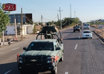 Llegan 300 efectivos del Ejército Mexicano para reforzar la seguridad en Sinaloa
