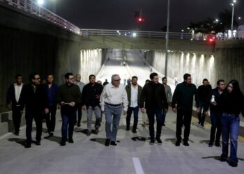 Rocha Moya inaugura el paso deprimido en Carretera Internacional México 15 y Blvd. Jardín de las Orquídeas