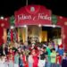 Llega la navidad a Badiraguato con el encendido del tradicional árbol navideño