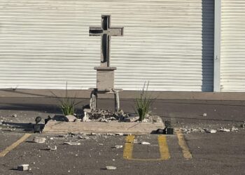 Explota artefacto en el cenotafio de Édgar Guzmán