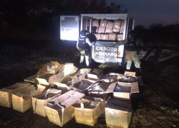 Aseguran camión cargado de metanfetaminas en El Salado
