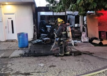Se incendia fraccionamiento Danubio; sólo se registraron daños materiales