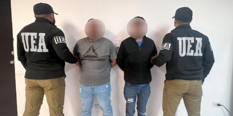 UEA detiene en Culiacán a dos presuntos secuestradores