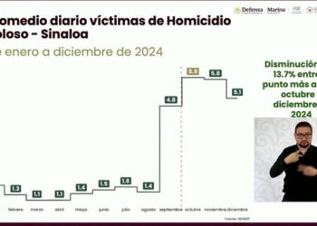 Asegura SSPE que se reducen los homicidios dolosos en Sinaloa al cierre del 2024