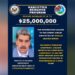 Ofrece EU 25 millones de dólares por información que lleve a la captura de Nicolás Maduro