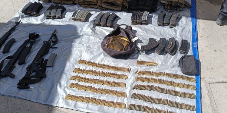 Grupo interinstitucional asegura tres fusiles de alto poder en Concordia