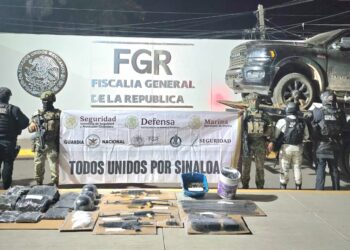 Grupo interinstitucional asegura armamento, vehículos blindados, municiones, equipo táctico y presunta droga