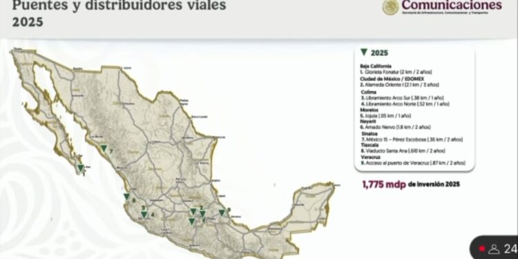 Confirma Presidencia de la República obra carretera Mexico 15 – Pérez Escobosa en Mazatlán